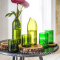 Индивидуальная уникальная зеленая стеклянная посуда оптом для бара